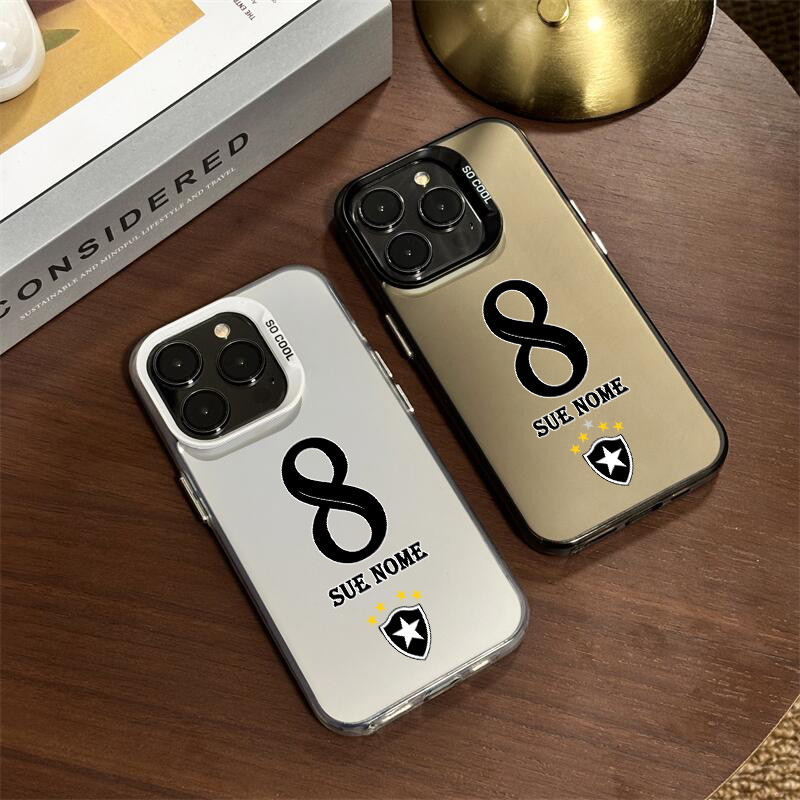 Capinha personalizada Com Nome Botafogo Para Redmi 13C A3 14C 12 13 14 poco x6 x7 pro Capa de celular anti impacto