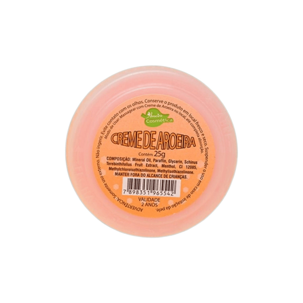 Creme de Aroeira 25g - Aroeira Cosmética - Cuidado Natural para a Sua Pele