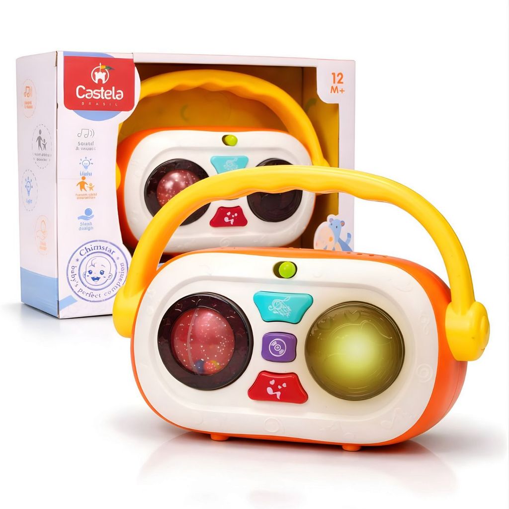 Brinquedo Radio Musical com Luz e Som - Castela em Oferta na Shopee