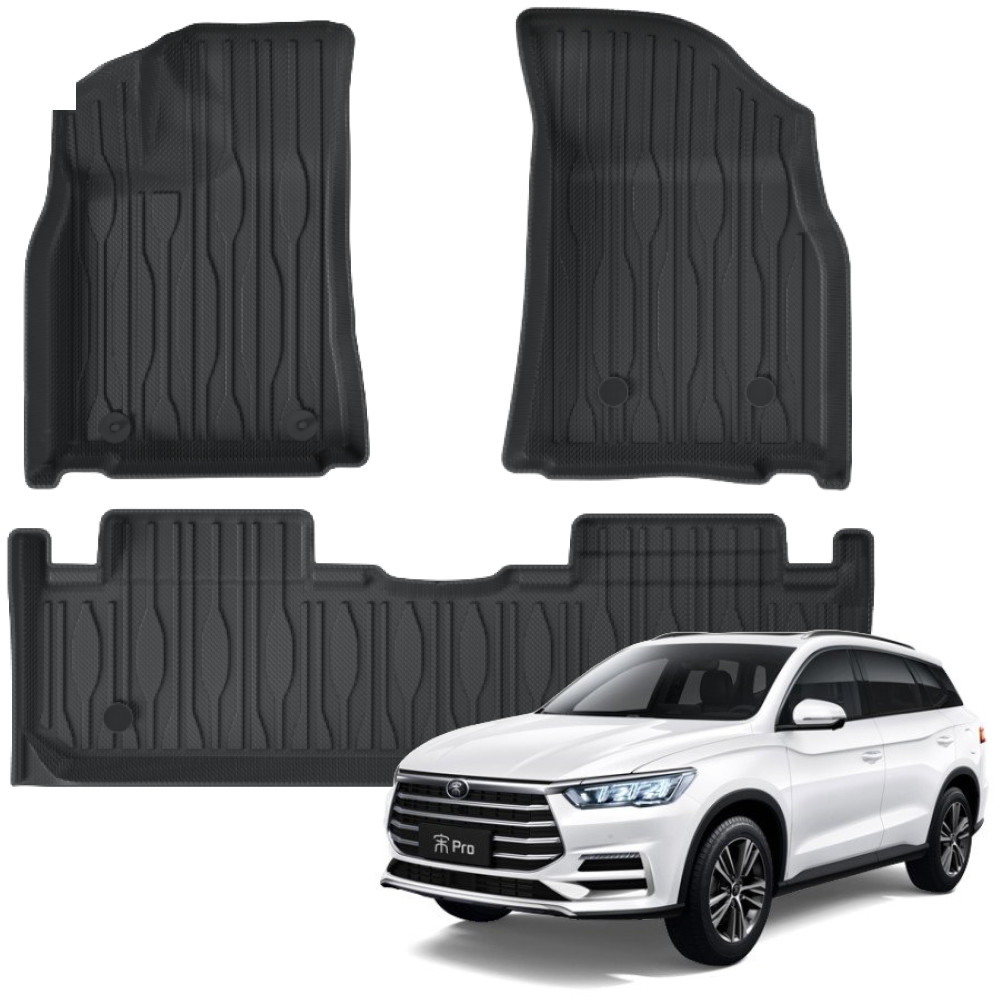 Jogo Tapete Automotivo Bandeja De Borracha Para Carro BYD Song Pro Conjunto Com 3 Peças Ekap em Oferta na Shopee