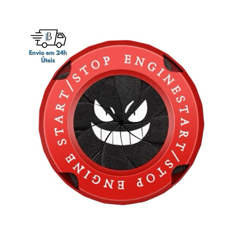 Capa de proteção ignição ou botão start stop moto e carro