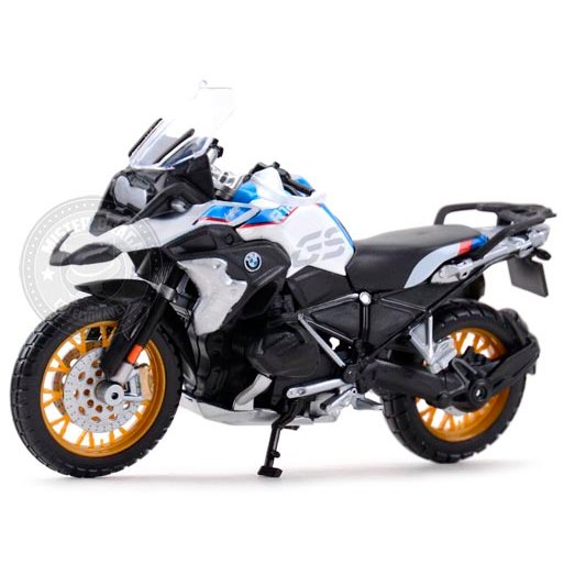 Miniatura Moto BMW 1250GS Branca Maisto 1/18