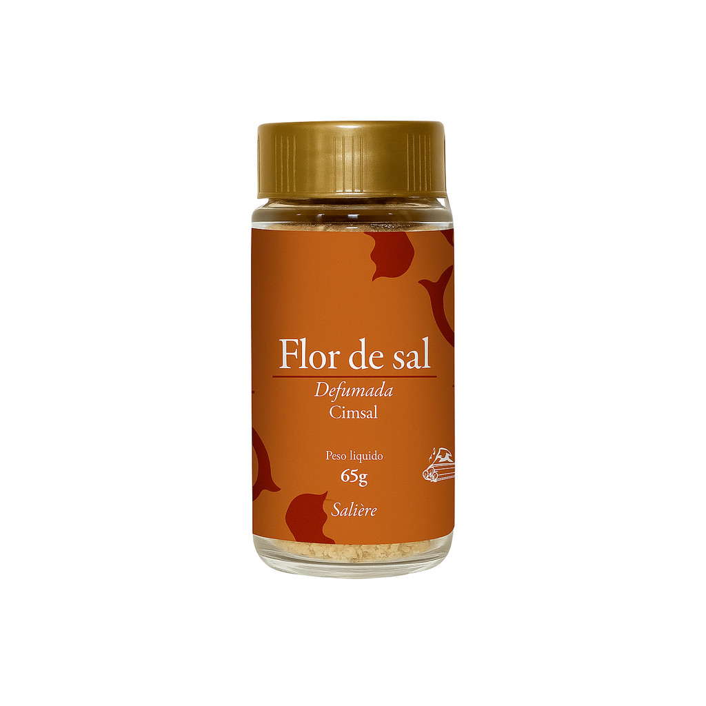 Flor de Sal Defumada Cimsal Salière 65g – Toque Gourmet com Aroma Natural de Fumaça