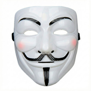 Máscara V De Vingança Acessório Para Fantasia Anônimos Cosplay Careta em Oferta na Shopee