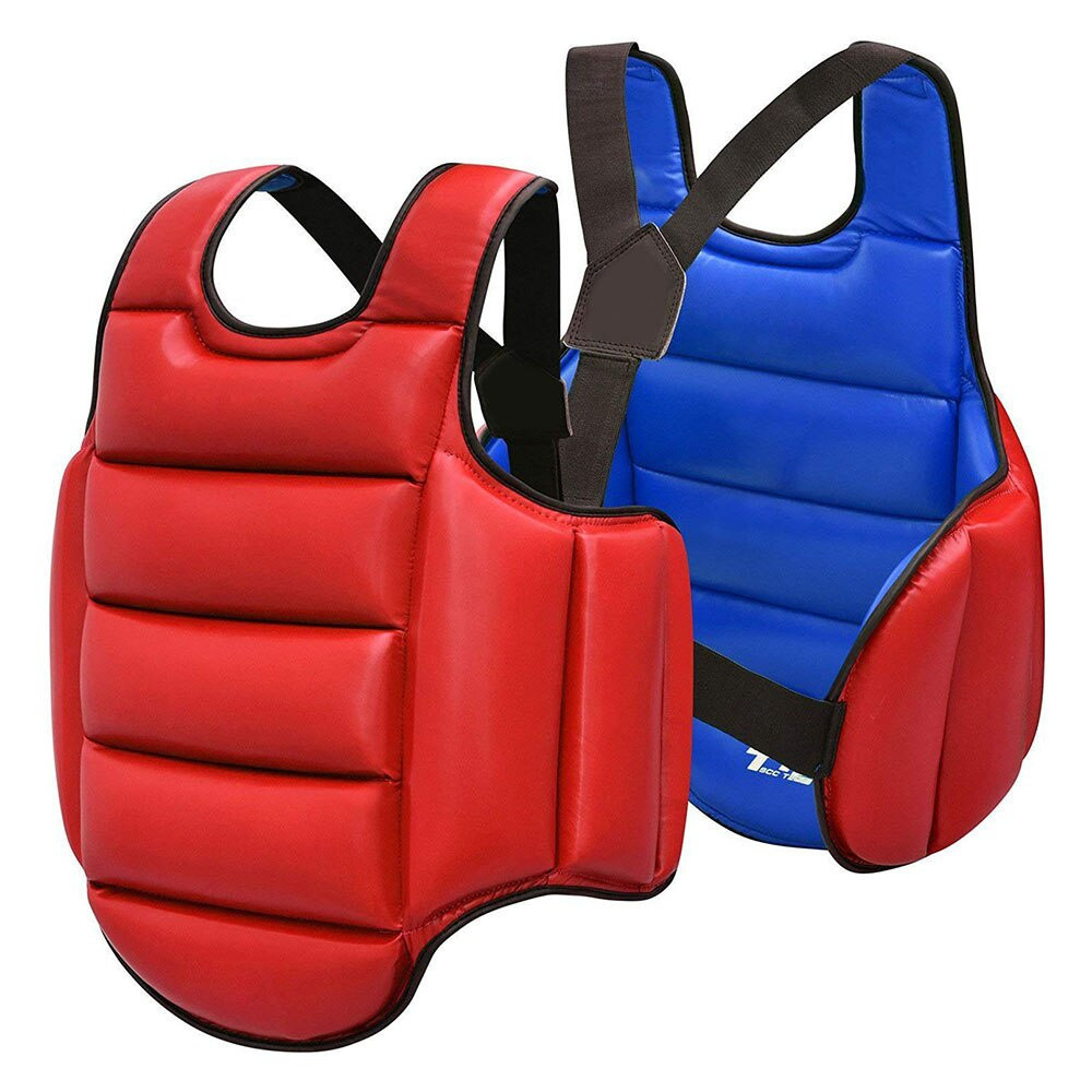 Colete Protetor de Peito de Karatê Artes Marciais Mistas Kickboxing Protetor Corporal Equipamento WTF Armadura Taekwondo