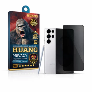 Película Privacidade 3D Sem Furo Suporta Biometria Samsung S26 S25 S25 Plus Ultra S24 S23 S22