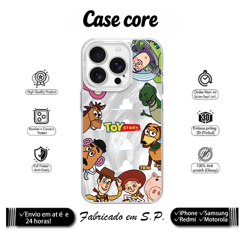 Coleção De Personagens Toy Story-Desenho Animado E Cura Para iPhone 7 8 11 12 13 14 15 16 17 XS XR PRO MAX PLUS Capa De