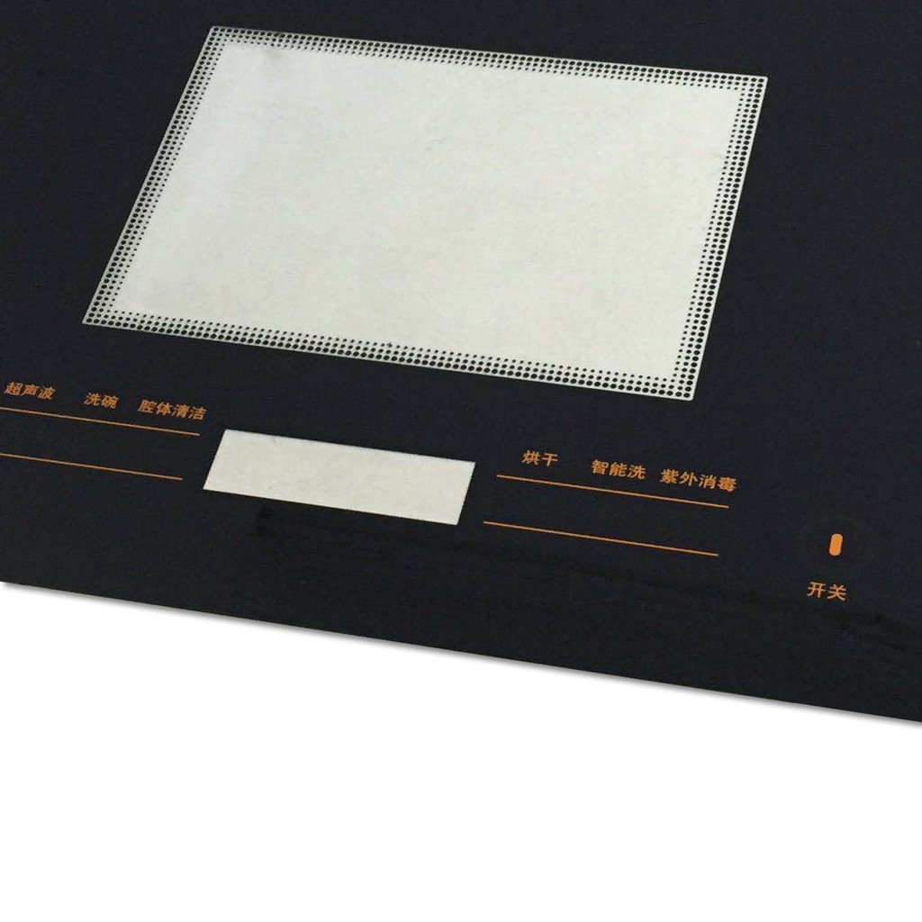 Fornecido diretamente pelo fabricante: painel de vidro temperado branco para eletrodomésticos de cozinha e banheiro, vid