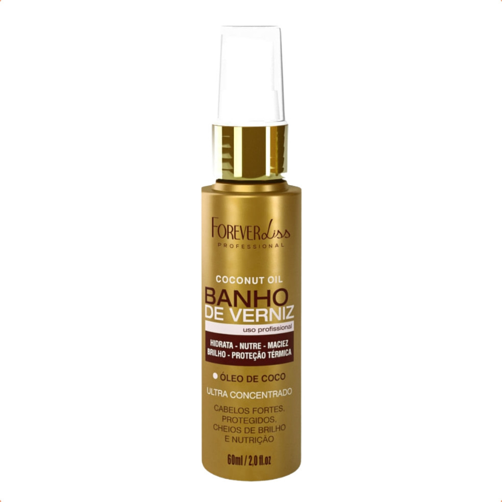 Óleo de coco Banho de verniz 60ml Forever Liss