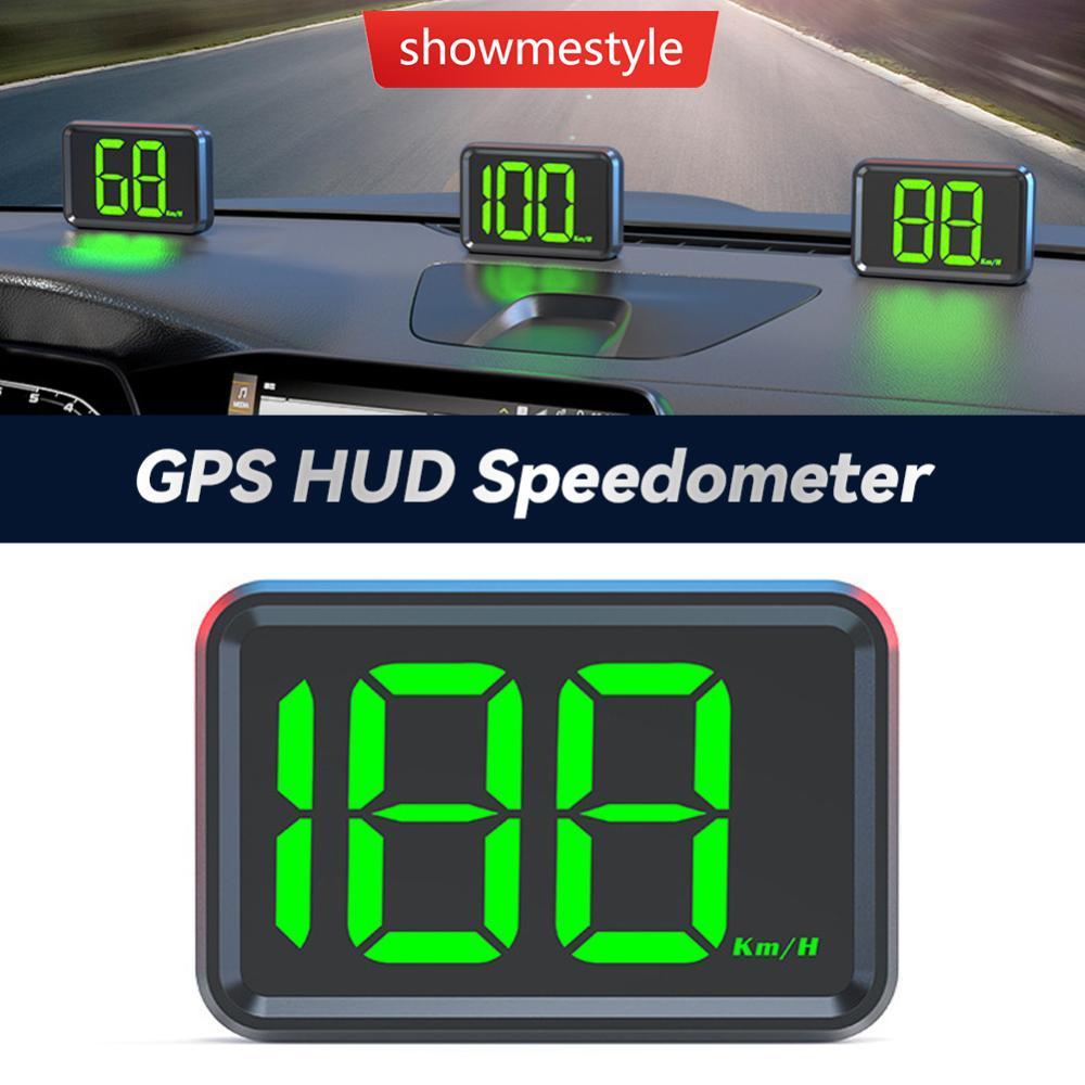 SMS Carro GPS HUD Cabeça Display Velocímetro Digital KMH/MPH Medidor De Velocidade Para Caminhão Plug and Play Peças De 