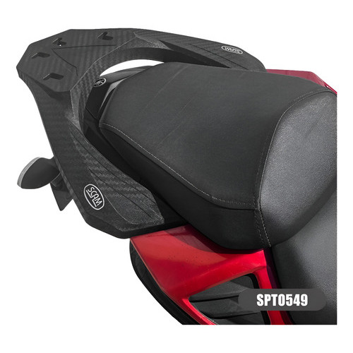 Suporte Bagageiro Moto Bau Fazer250 Fz25 2018 A 2026 Fiber