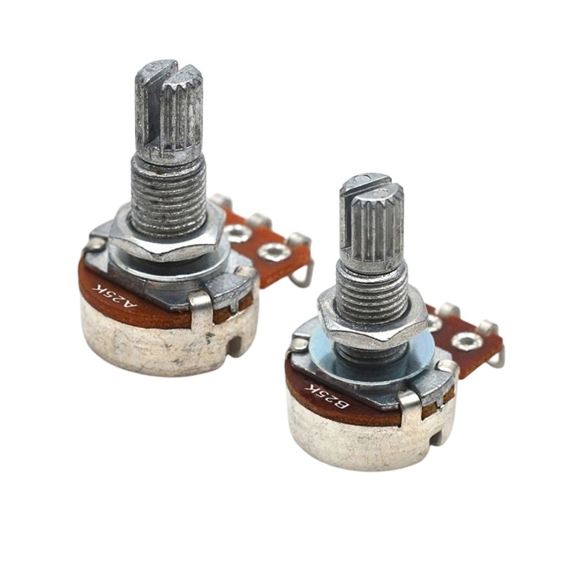 Aconchegante 5 Peças 25K Ab Potenciômetro Amplificador De Guitarra Volumes Potenciômetros De Tom Fáceis De Instalar