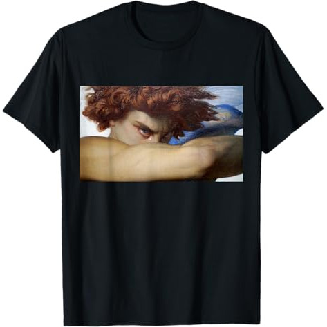Camiseta Anjo Caído Alexandre Cabanel Estética Renascentista Romântica Clássica Premium Atemporal