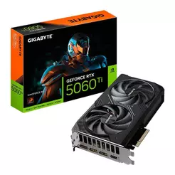 Placa de Video Gigabyte GeForce RTX 5060 Ti Windforce, 8GB, GDDR7, 128-bit, GV-N506TWF2-8GD