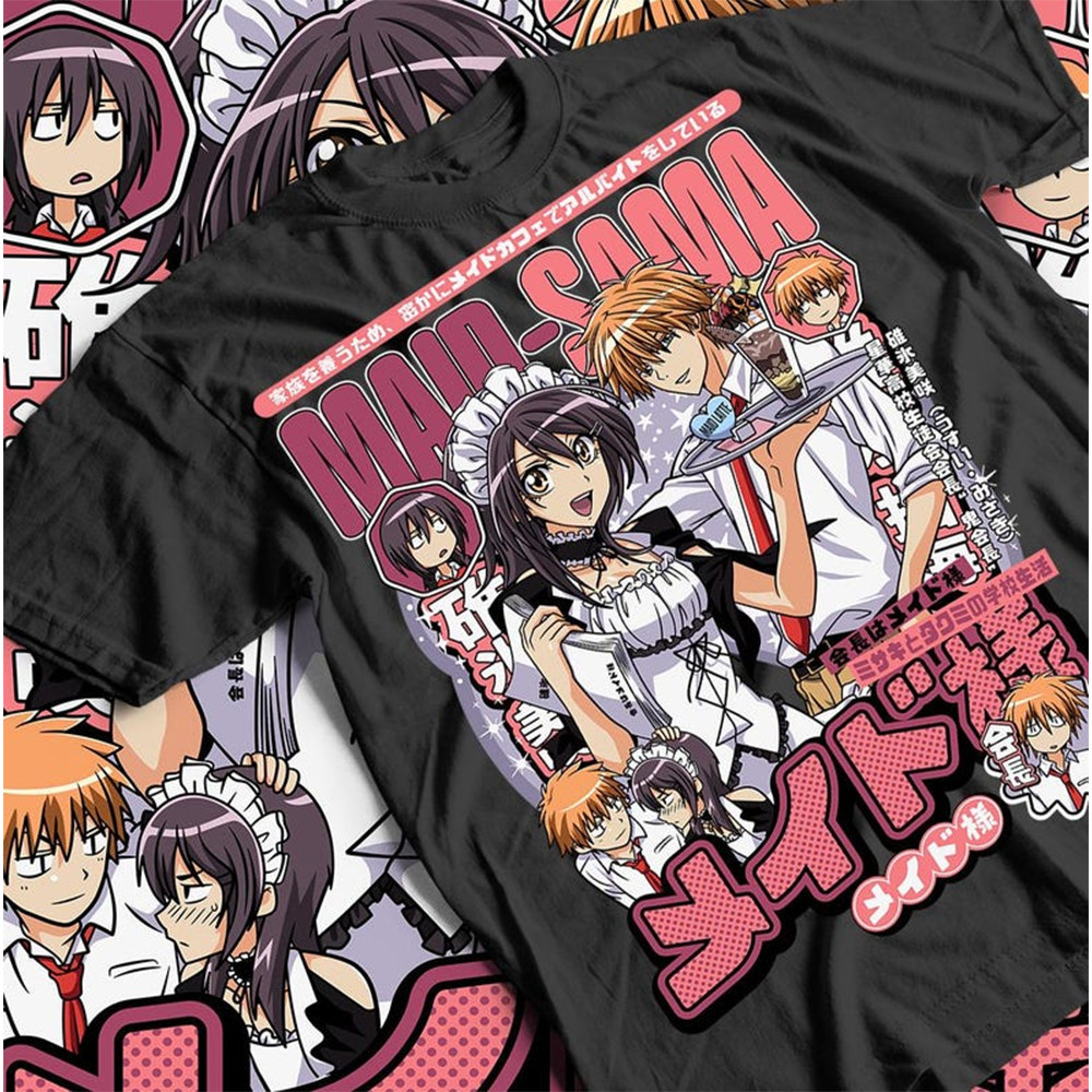 Camiseta Masculina Feminina Estampa Maid Sama Misaki Ayuzawa T-shirt Unissex Streetwear Envio Imediato