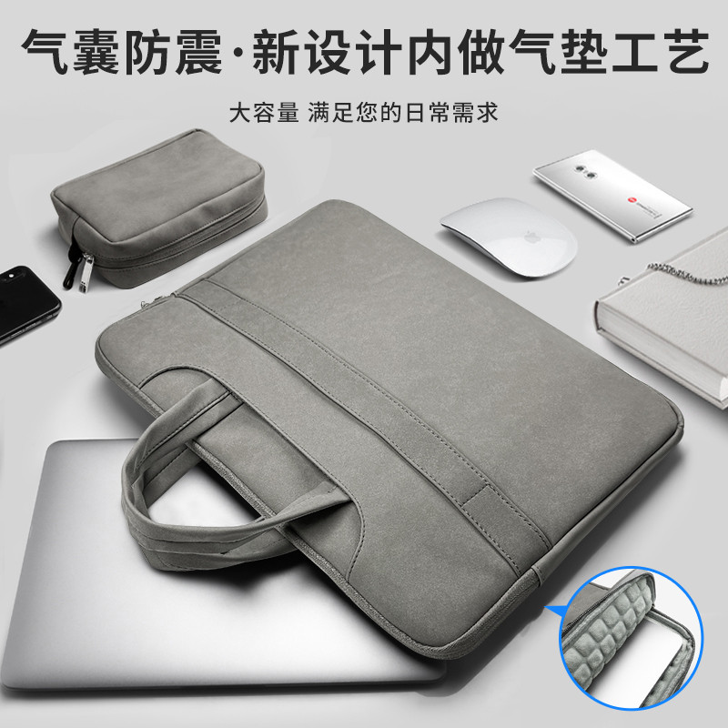 2024 Novo Estilo Notebook Laptop Bolsa Airbag Resistente a Choque Adequado para Apple macbook air14 Homens Mulheres Huaw