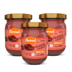 Kit Goiabada Cremosa Flormel Zero Açúcar com 3 Unidades de 210g cada