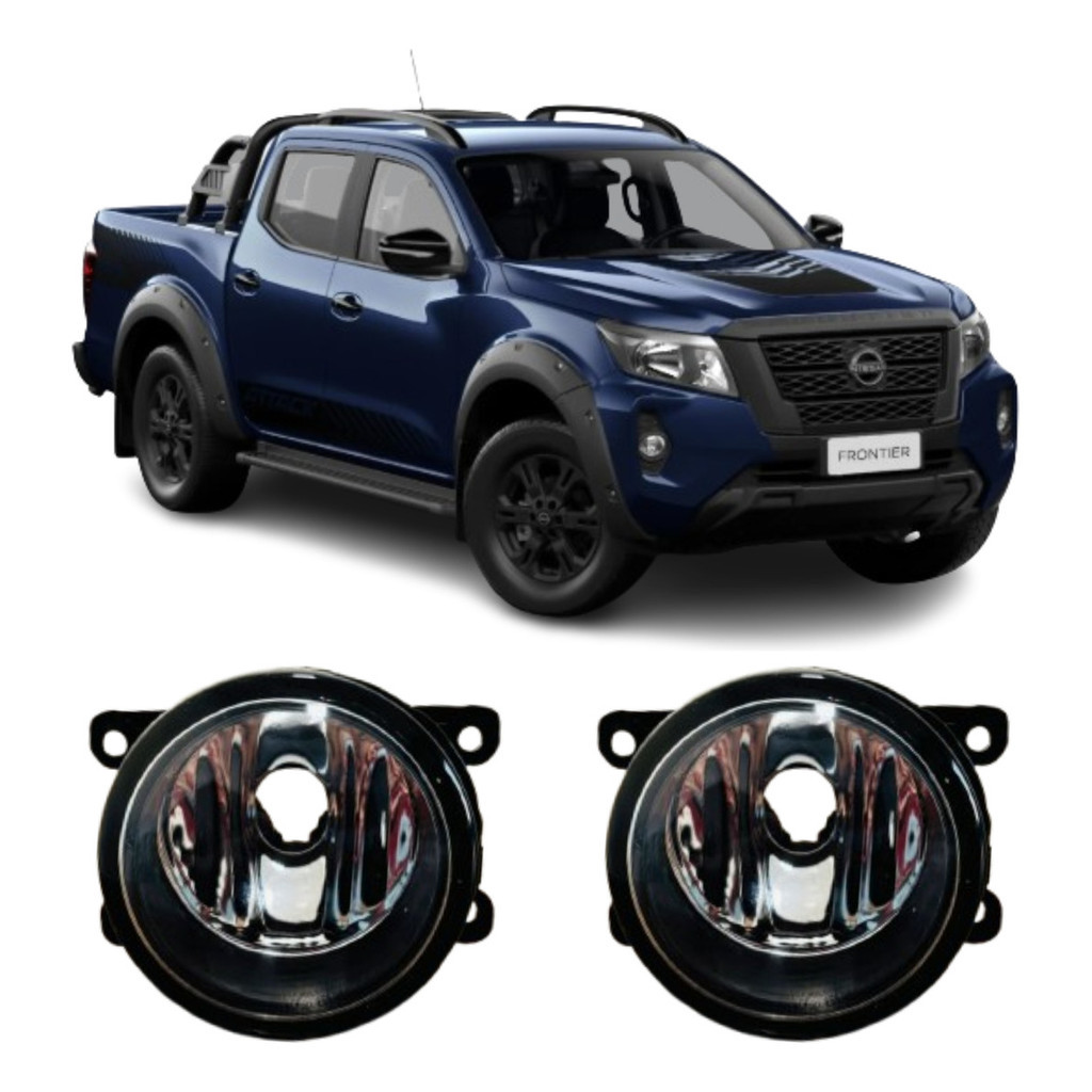 Par Farol Milha Nissan Frontier 2007 Até 2018 Aux Neblina