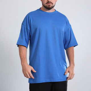 Camiseta Brasil Lisa Oversized Suedine Lisa Masculina Copa