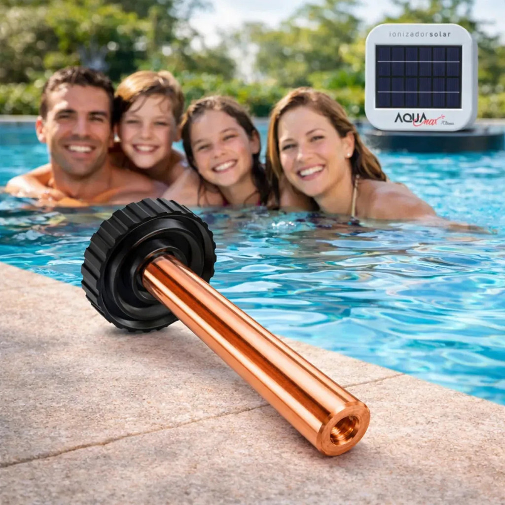 Eletrodo de Cobre Refil AquaMax70 Aqua MAX70G 10cm M5 para Tratamento de Piscina