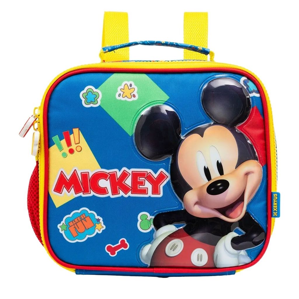 Lancheira Escolar de Costas Infantil Mickey Xeryus Oficial 