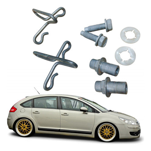 Kit Parafuso Presilha Cinto Citroen C4 Hatch 1.6 2015