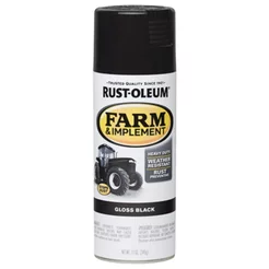 Tinta Spray Agrícola Farm & Implement - Low Gloss Preto