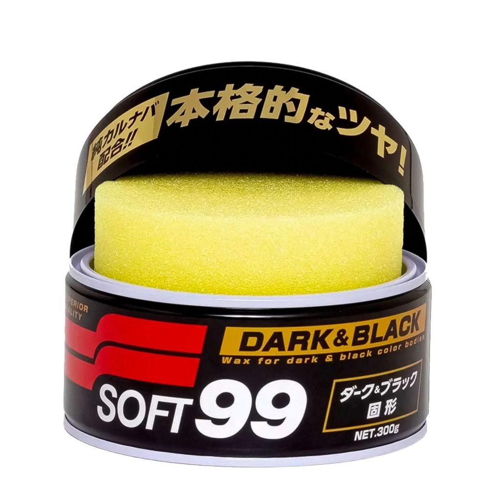 Cera Automotiva Soft99 Dark & Black Carnaúba para Pinturas Escuras 300g