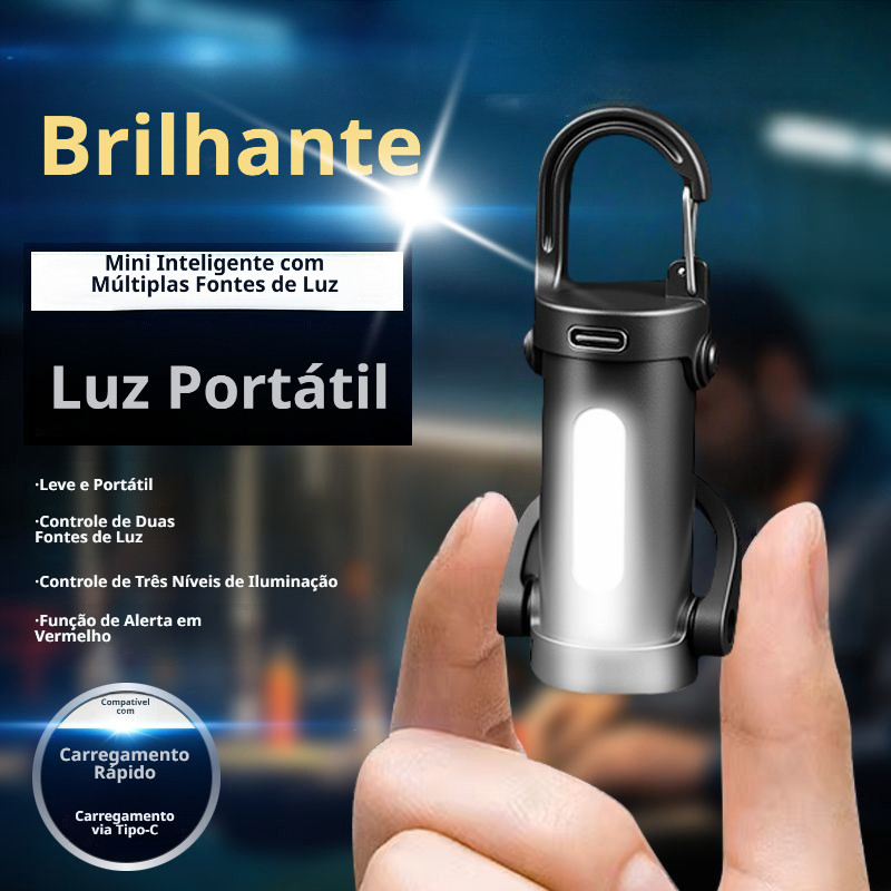 Lanterna de Chaveiro Portátil para Exterior À Prova D'Água Multi Funcional Gear Ultra Pequena Mini Iluminação
