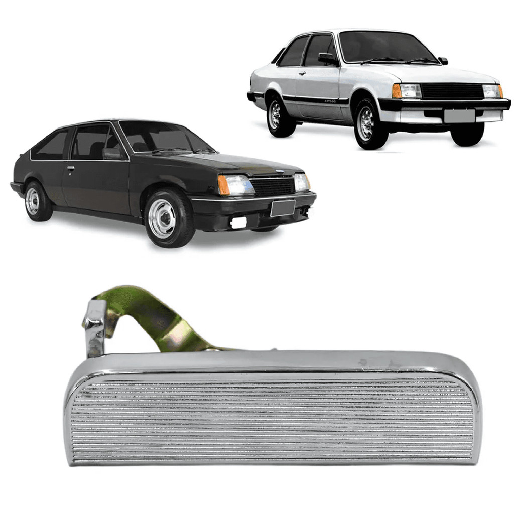 MACANETA EXTERNA PORTA MONZA CHEVETTE 1991 CINZA LADO DIREITO