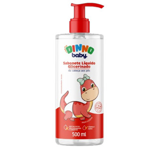 Sabonete Líquido Glicerinado Dinno Baby 500mL – Cuidado Delicado da Cabeça aos Pés em Oferta na Shopee