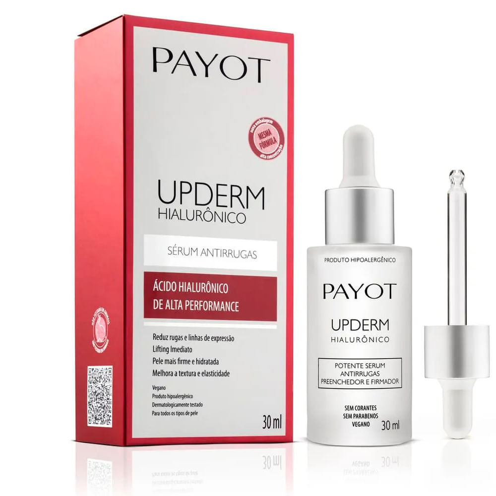 Detalhes do Sérum Facial Payot Upderm Hialurônico 30ml