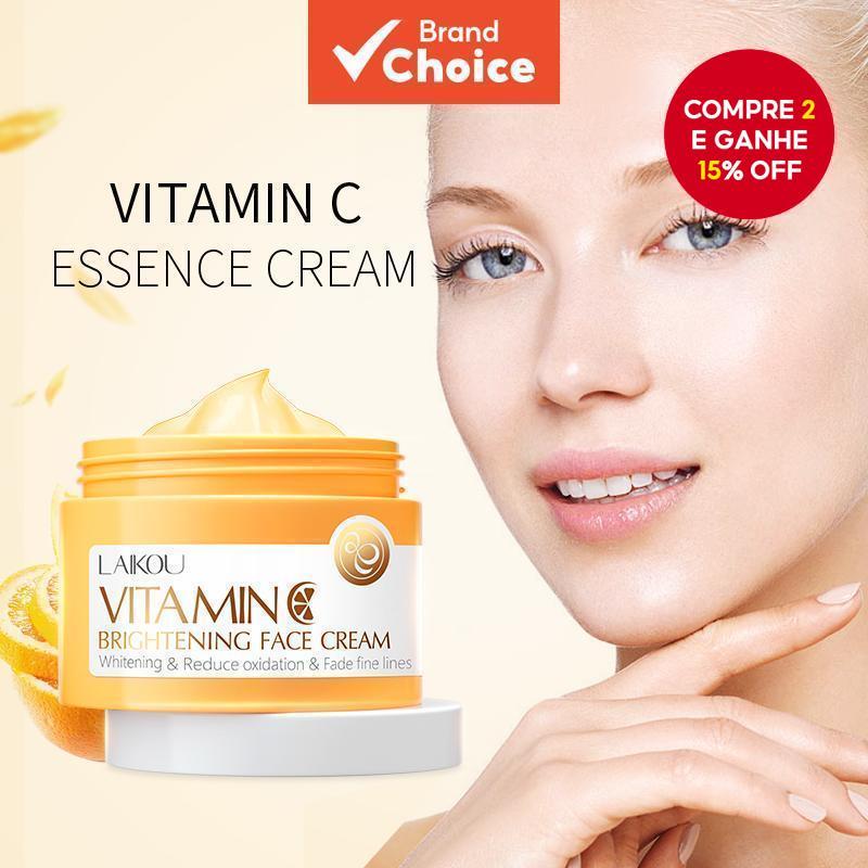 LAIKOU Vitamina C Creme Facial Remover Manchas De Sardas VC Iluminador Beleza 25g