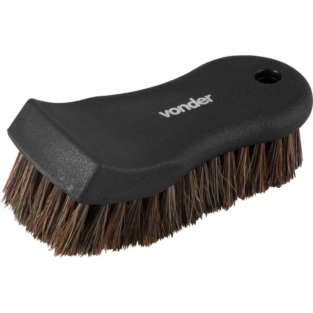 Escova Manual Para Limpeza De Couros Cerdas Macias Vonder em Oferta na Shopee