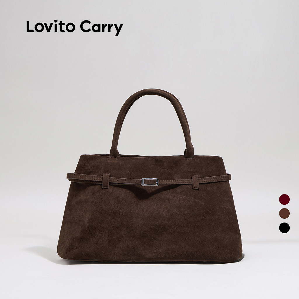 (Lovito Carry) Bolsa de Ombro Pequena Vintage Elegante e Simples LFA50543 em Oferta na Shopee
