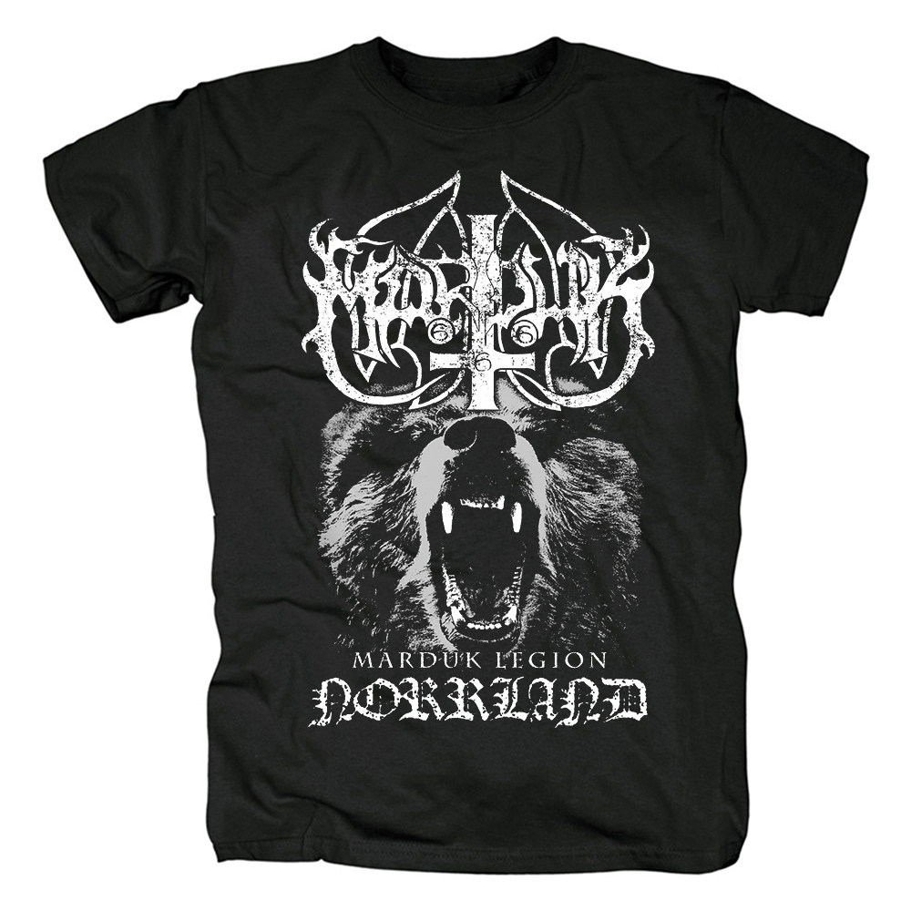 Music.Soul Camiseta Unissex Marduk Death Metal Black Estampada Redonda Poderosa Estilosa Confortável Moderna