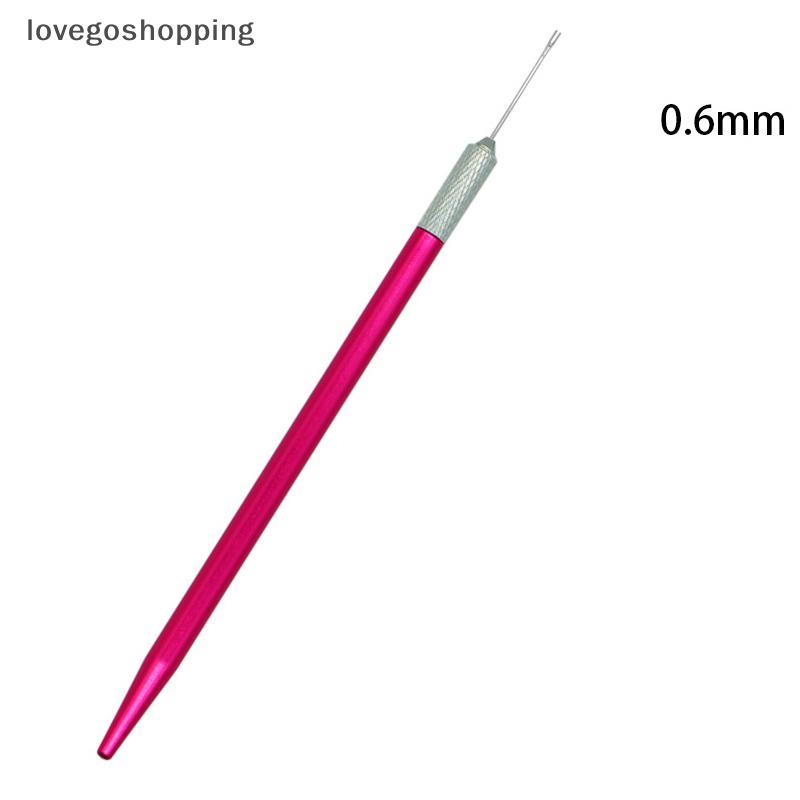 [lovego] 0.6mm 0.8mm Agulha De Rerootação Boneca Cabelo Repintar Bonecas Ferramentas De Enraizamento De Peruca Fazendo S
