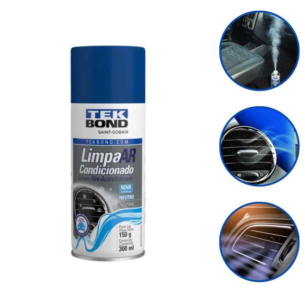 Higienizador Limpa Ar Condicionado Neutro 300ml Tekbond em Oferta na Shopee