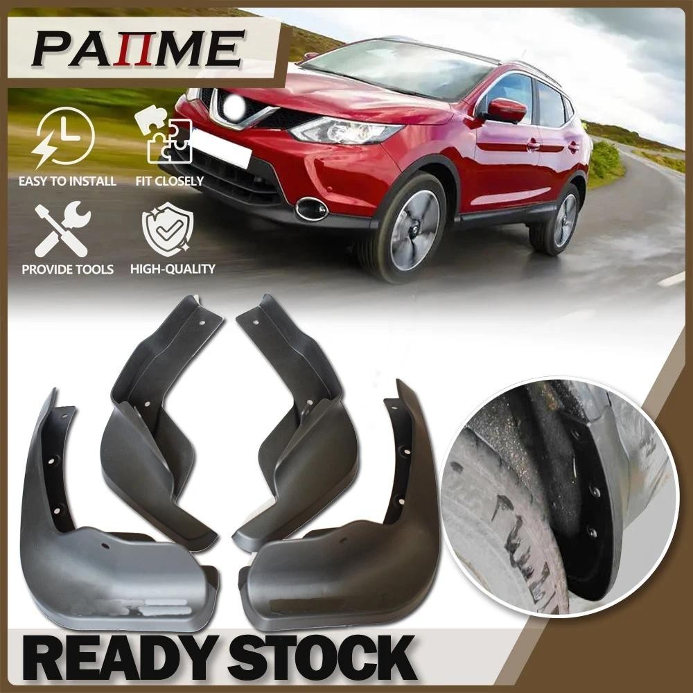 Carro Automotivo MudFlaps Apto Para NISSAN QASHQAI 2016-2018 Conjunto Moldado Respingo Guardas Dianteiro Traseiro Lama A