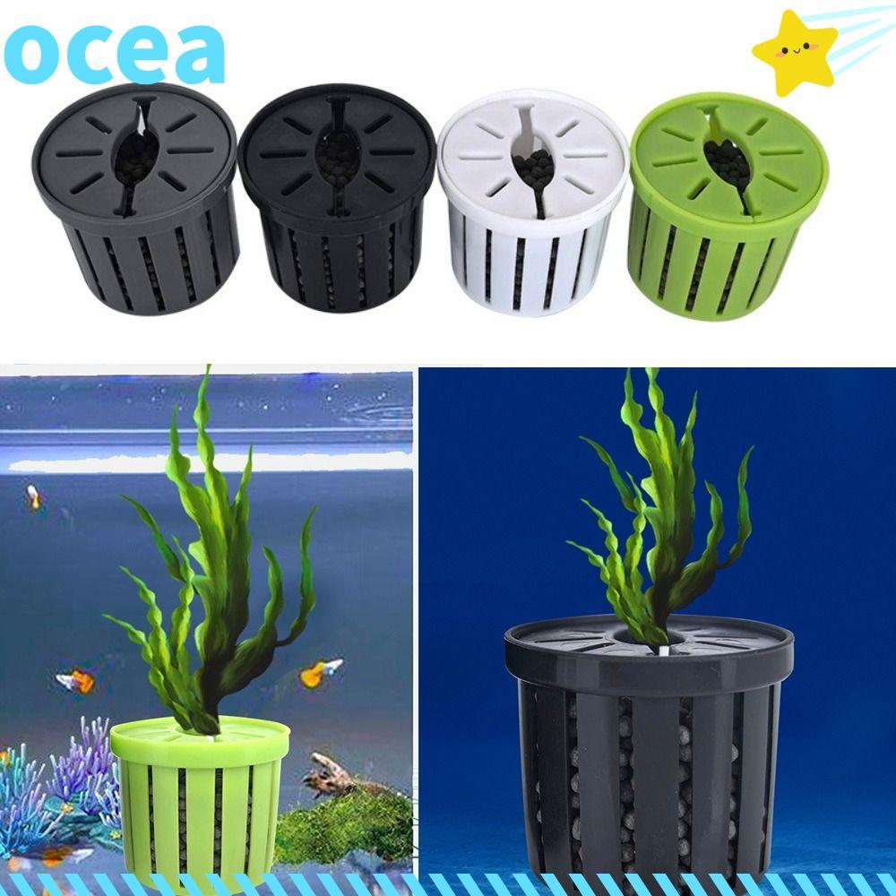 OCEA 4 Pcs Suporte Para Plantas De Aquário Suspenso , Bacia De Paisagismo , Tanque Plantado , Cesta De Plantio Hidropôni