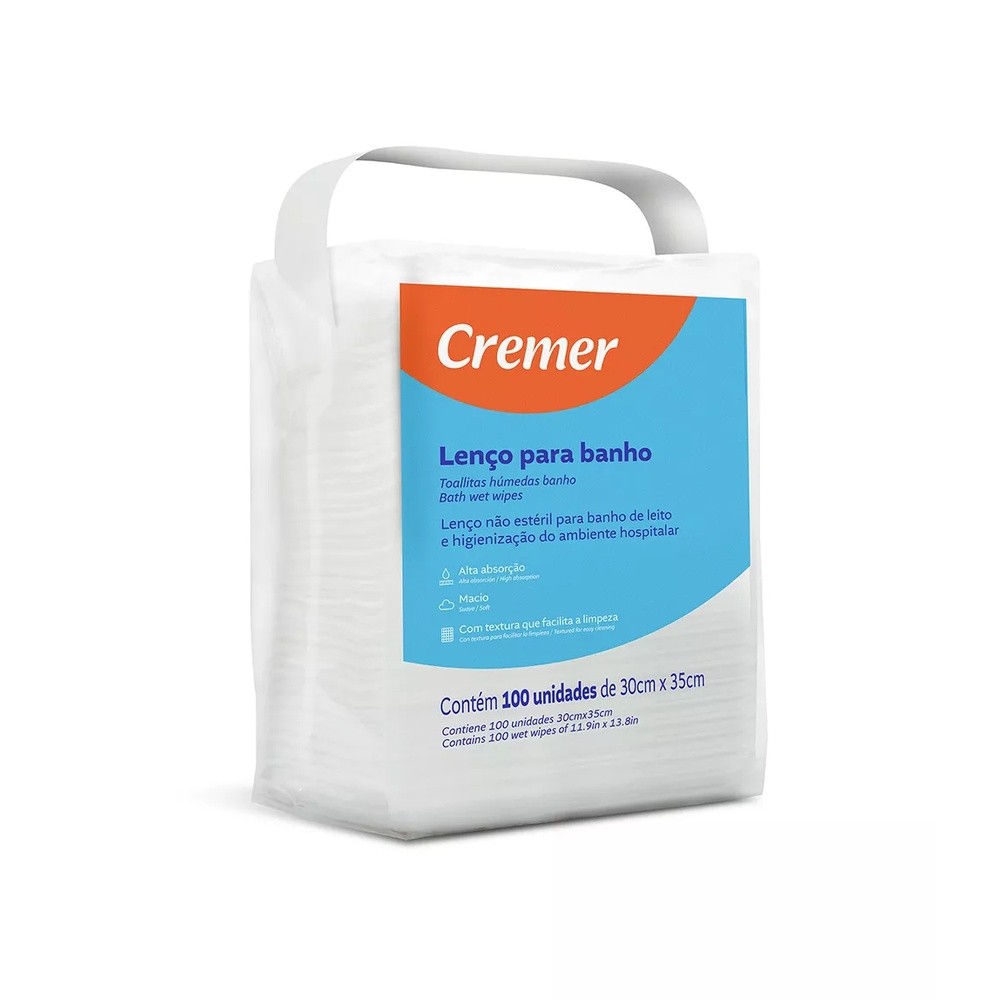 Lenço Para Banho C/100un Cremer