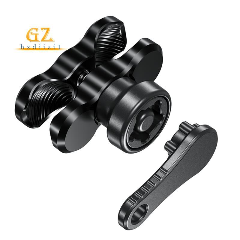 [gzhxdiizi1] Braço De Soquete Duplo De Liga De Alumínio Antirroubo De 6 Cm Compatível Com Montagens Componente De Bola S