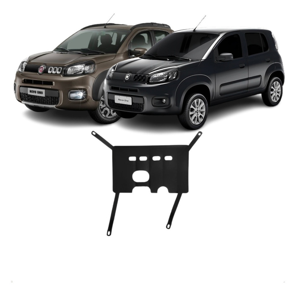 Protetor Carter Slim Chapa 0,9mm Fiat Mobi Novo Uno