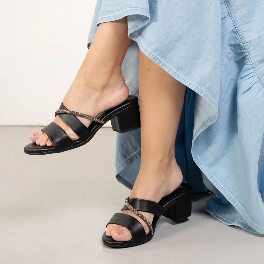 Tamanco Comfortflex Salto Grosso