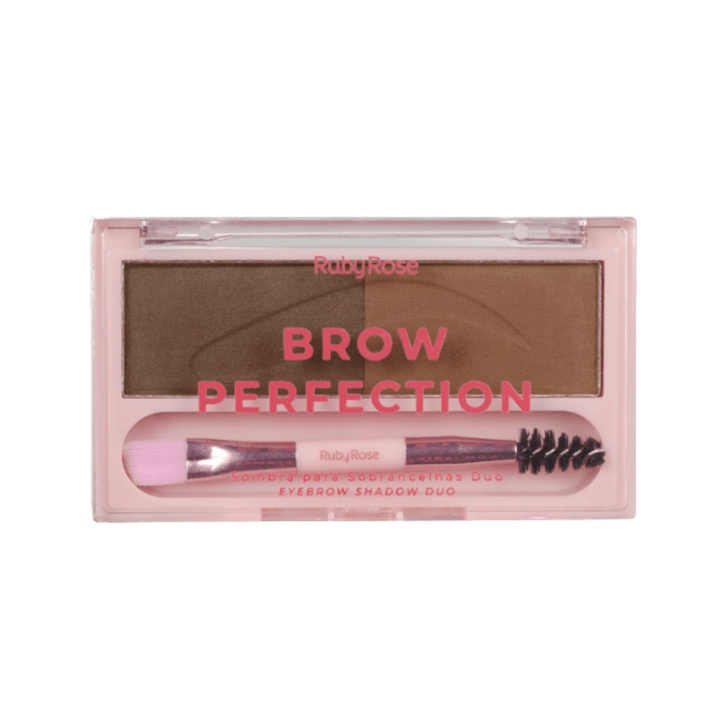 Sombra Para Sobrancelha Duo Brow Perfection - HBE2501 - Ruby Rose em Oferta na Shopee