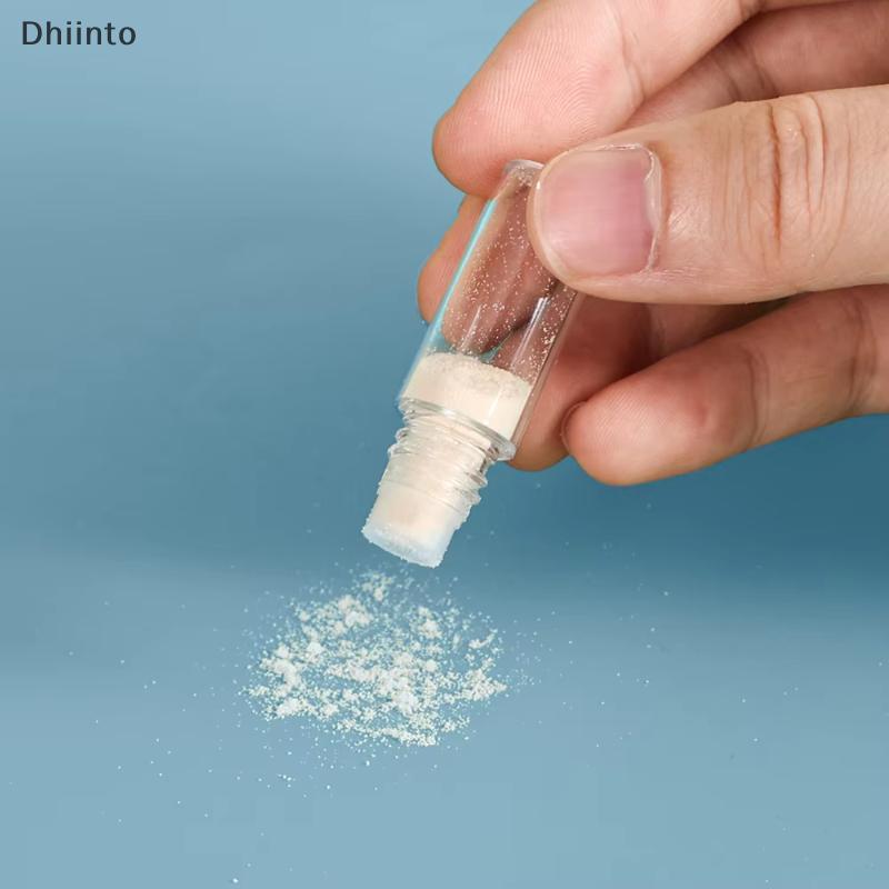 [Dhiint] 5 Unidades Mini Transparente 3ml Vazio Recipiente De Pó Solto Garrafa De Plástico Com Peneira De Plugue De 3 Fu