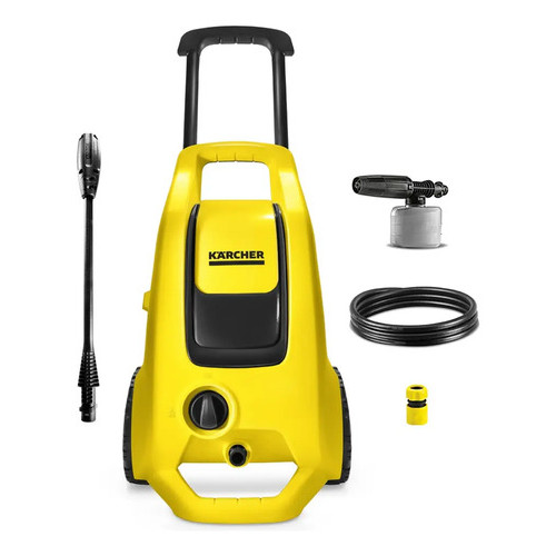 Lavadora de Alta Pressão Kärcher K3 Force para Calçadas Carros 1500W 1815 PSI com Snow Foam