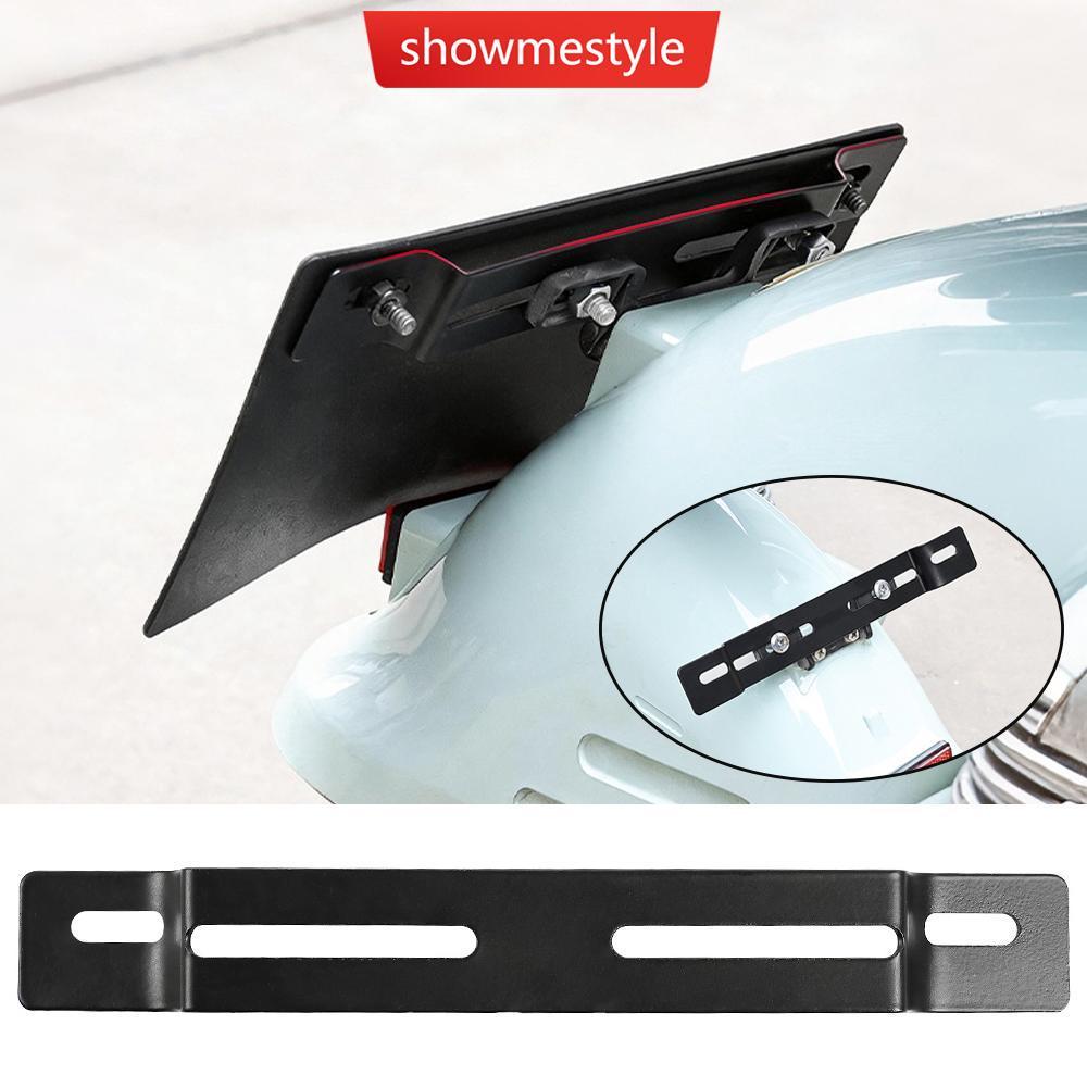 SMS Suporte Da Placa De Licença Traseira Motocicleta Scooter Elétrico Modificação Titular Tira Longa Quadro Para E-Bike 