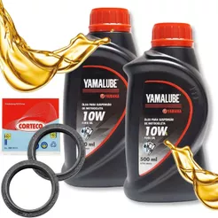 Óleo Bengala Yamalube Mt 03 16-19 / Yzf R3 16-19 / Mt 07 / Mt 09 / Lander 250 Abs + Retentores Corteco