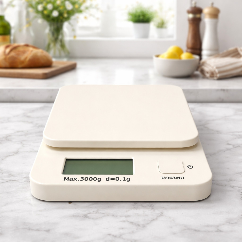 Balança de Precisão 3kg 0,1g Digital  Com Tara e Visor LCD para Uso Doméstico Alimento Cozinha Dieta